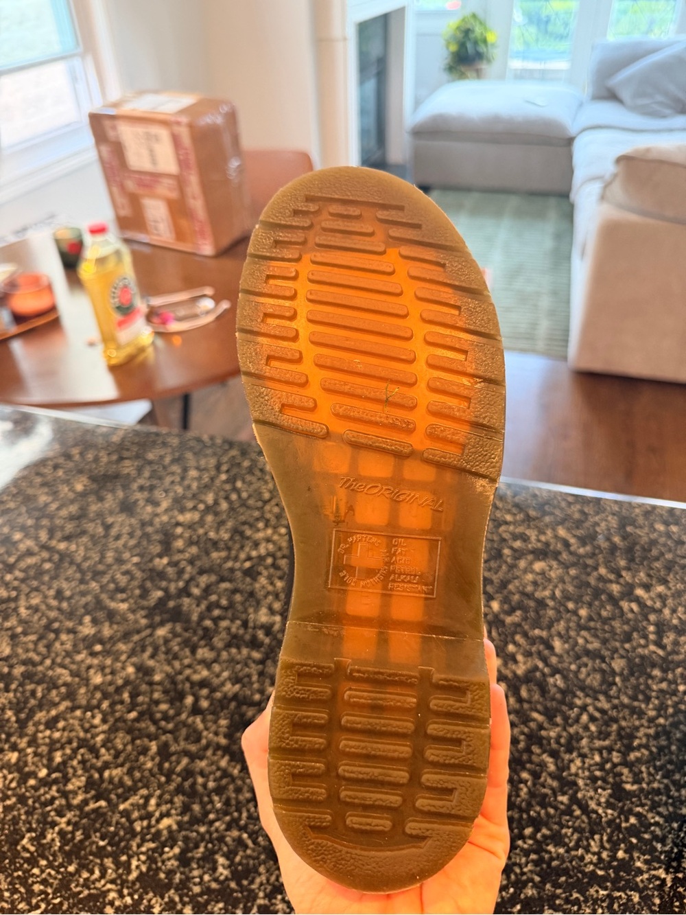 Dr. Martens Black Chelsea Boots with Yellow Accents - Picture 4 of 4